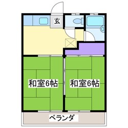 露崎コーポの物件間取画像